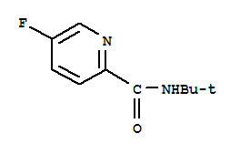 2-Pyridinecarboxamide,n-(1,1-dimethylethyl)-5-fluoro-(9ci)Structure,223444-93-7Structure 2-Pyridinecarboxamide,n-(1,1-dimethylethyl)-5-fluoro-(9ci) Structure,223444-93-7Structure
