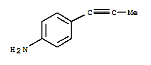 Benzenamine, 4-(1-propynyl)-(9ci)Structure,223562-47-8Structure Benzenamine, 4-(1-propynyl)-(9ci) Structure,223562-47-8Structure