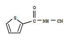 2-Thiophenecarboxamide,n-cyano-(9ci)Structure,223687-90-9Structure 2-Thiophenecarboxamide,n-cyano-(9ci) Structure,223687-90-9Structure