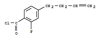 Benzoyl chloride, 4-(3-butenyl)-2-fluoro-(9ci) Structure,225240-69-7Structure