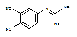 1H-benzimidazole-5,6-dicarbonitrile,2-methyl-(9ci)Structure,226258-72-6Structure 1H-benzimidazole-5,6-dicarbonitrile,2-methyl-(9ci) Structure,226258-72-6Structure