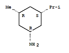 Cyclohexanamine, 3-methyl-5-(1-methylethyl)-, (1r,3r,5s)-rel-(9ci) Structure,226548-58-9Structure
