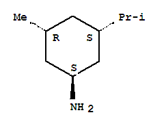 Cyclohexanamine, 3-methyl-5-(1-methylethyl)-, (1r,3s,5r)-rel-(9ci) Structure,226548-59-0Structure