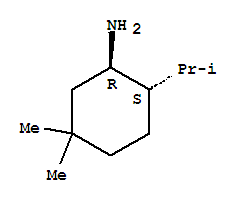 Cyclohexanamine, 5,5-dimethyl-2-(1-methylethyl)-, (1r,2s)-rel-(9ci) Structure,226549-38-8Structure