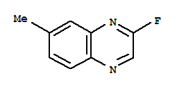 Quinoxaline, 2-fluoro-7-methyl-(9ci)Structure,226698-27-7Structure Quinoxaline, 2-fluoro-7-methyl-(9ci) Structure,226698-27-7Structure
