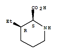 2-Piperidinecarboxylicacid,3-ethyl-,(2s,3r)-(9ci)Structure,227196-61-4Structure 2-Piperidinecarboxylicacid,3-ethyl-,(2s,3r)-(9ci) Structure,227196-61-4Structure