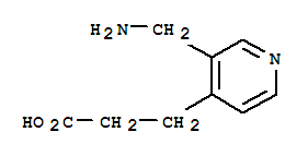 (9ci)-3-(氨基甲基)-4-吡啶丙酸結(jié)構(gòu)式_228272-10-4結(jié)構(gòu)式