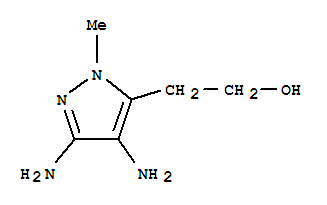 1H-pyrazole-5-ethanol, 3,4-diamino-1-methyl-Structure,229028-77-7Structure 1H-pyrazole-5-ethanol, 3,4-diamino-1-methyl- Structure,229028-77-7Structure