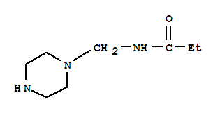Propanamide, n-(1-piperazinylmethyl)-(9ci)Structure,229499-91-6Structure Propanamide, n-(1-piperazinylmethyl)-(9ci) Structure,229499-91-6Structure