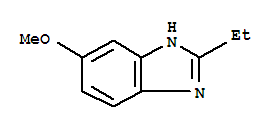 Benzimidazole, 2-ethyl-5-methoxy-(8ci)Structure,23073-50-9Structure Benzimidazole, 2-ethyl-5-methoxy-(8ci) Structure,23073-50-9Structure
