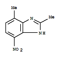Benzimidazole, 2,4-dimethyl-7-nitro-(8ci)Structure,23291-70-5Structure Benzimidazole, 2,4-dimethyl-7-nitro-(8ci) Structure,23291-70-5Structure