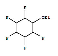 Cyclohexane, 1-ethoxy-2,3,4,5,6-pentafluoro-(9ci) Structure,233678-42-7Structure