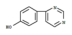 Phenol, 4-(4-pyrimidinyl)-(9ci)Structure,23380-78-1Structure Phenol, 4-(4-pyrimidinyl)-(9ci) Structure,23380-78-1Structure