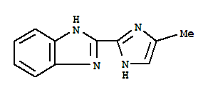 Benzimidazole, 2-(4-methylimidazol-2-yl)-(8ci)Structure,23419-11-6Structure Benzimidazole, 2-(4-methylimidazol-2-yl)-(8ci) Structure,23419-11-6Structure