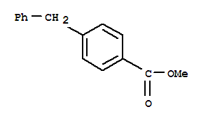 4-芐基苯甲酸甲酯結(jié)構(gòu)式_23450-30-8結(jié)構(gòu)式