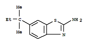 2-Benzothiazolamine,6-(1,1-dimethylpropyl)-(9ci)Structure,235101-29-8Structure 2-Benzothiazolamine,6-(1,1-dimethylpropyl)-(9ci) Structure,235101-29-8Structure