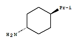 Cyclohexanamine, 4-(1-methylethyl)-, trans-(9ci) Structure,23775-42-0Structure