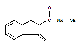 (9ci)-2,3-二氫-n-羥基-1-氧代-1H-茚-2-羧酰胺結(jié)構(gòu)式_238434-40-7結(jié)構(gòu)式