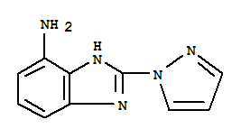Benzimidazole, 4-amino-2-pyrazol-1-yl-(8ci)Structure,23861-08-7Structure Benzimidazole, 4-amino-2-pyrazol-1-yl-(8ci) Structure,23861-08-7Structure