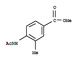 Benzoic acid, 4-(acetylamino)-3-methyl-, methyl ester (9ci)Structure,239075-25-3Structure Benzoic acid, 4-(acetylamino)-3-methyl-, methyl ester (9ci) Structure,239075-25-3Structure