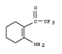 Ethanone, 1-(2-amino-1-cyclohexen-1-yl)-2,2,2-trifluoro-(9ci)Structure,240121-53-3Structure Ethanone, 1-(2-amino-1-cyclohexen-1-yl)-2,2,2-trifluoro-(9ci) Structure,240121-53-3Structure