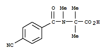 Alanine, n-(4-cyanobenzoyl)-n,2-dimethyl-Structure,242468-94-6Structure Alanine, n-(4-cyanobenzoyl)-n,2-dimethyl- Structure,242468-94-6Structure