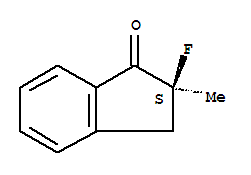 (2s)-(9ci)-2-氟-2,3-二氫-2-甲基-1H-茚-1-酮結(jié)構(gòu)式_242484-64-6結(jié)構(gòu)式