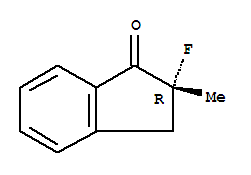 (2r)-(9ci)-2-氟-2,3-二氫-2-甲基-1H-茚-1-酮結(jié)構(gòu)式_242484-65-7結(jié)構(gòu)式
