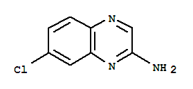 2-Quinoxalinamine, 7-chloro-Structure,2427-70-5Structure 2-Quinoxalinamine, 7-chloro- Structure,2427-70-5Structure