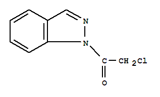 1H-indazole, 1-(chloroacetyl)- (9ci) Structure,244017-81-0Structure