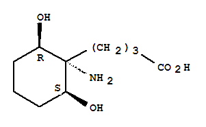 Cyclohexanebutanoic acid, 1-amino-2,6-dihydroxy-, (2r,6s)-rel-(9ci) Structure,244154-24-3Structure