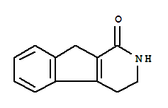 2,3,4,9-四氫-1H-茚并[2,1-c]吡啶-1-酮結(jié)構(gòu)式_24499-28-3結(jié)構(gòu)式