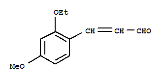 2-Propenal ,3-(2-ethoxy-4-methoxyphenyl )-(9ci)Structure,245650-60-6Structure 2-Propenal ,3-(2-ethoxy-4-methoxyphenyl )-(9ci) Structure,245650-60-6Structure