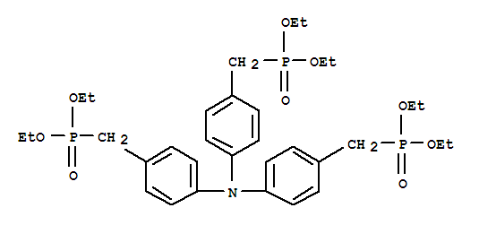 (4-{雙-[4-(二乙氧基膦甲基)-苯基]-氨基}-芐基)-磷酸二乙酯結構式_245653-28-5結構式