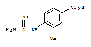Benzoic acid, 4-[(aminoiminomethyl)amino]-3-methyl-(9ci) Structure,247234-38-4Structure
