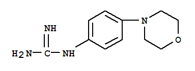 1-(4-嗎啉苯基)胍結(jié)構(gòu)式_247234-41-9結(jié)構(gòu)式