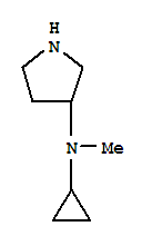 3-Pyrrolidinamine,n-cyclopropyl-n-methyl-(9ci)Structure,250275-00-4Structure 3-Pyrrolidinamine,n-cyclopropyl-n-methyl-(9ci) Structure,250275-00-4Structure