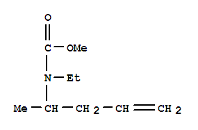 Carbamic acid, ethyl(1-methyl-3-butenyl)-, methyl ester (9ci) Structure,250691-21-5Structure
