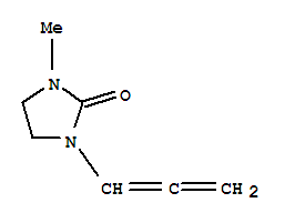2-Imidazolidinone,1-methyl-3-(1,2-propadienyl)-(9ci) Structure,250728-92-8Structure