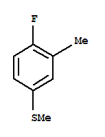 Benzene, 1-fluoro-2-methyl-4-(methylthio)-(9ci)Structure,252555-29-6Structure Benzene, 1-fluoro-2-methyl-4-(methylthio)-(9ci) Structure,252555-29-6Structure