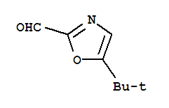 5-叔丁基噁唑-2-甲醛結(jié)構(gòu)式_252662-41-2結(jié)構(gòu)式
