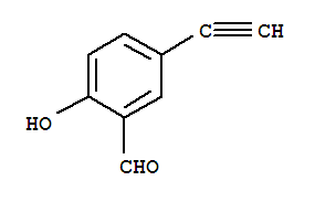Benzaldehyde, 5-ethynyl-2-hydroxy-(9ci)Structure,252771-08-7Structure Benzaldehyde, 5-ethynyl-2-hydroxy-(9ci) Structure,252771-08-7Structure