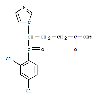 gamma--(2,4-二氯苯甲酰基)-1H-咪唑-1-丁酸乙酯結(jié)構式_252953-79-0結(jié)構式