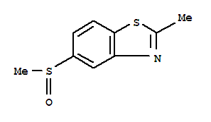 Benzothiazole, 2-methyl-5-(methylsulfinyl)-(9ci)Structure,252988-80-0Structure Benzothiazole, 2-methyl-5-(methylsulfinyl)-(9ci) Structure,252988-80-0Structure