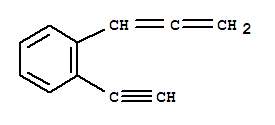 Benzene, 1-ethynyl-2-(1,2-propadienyl)-(9ci)Structure,255840-57-4Structure Benzene, 1-ethynyl-2-(1,2-propadienyl)-(9ci) Structure,255840-57-4Structure