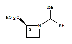 (2s)-(9ci)-1-(1-甲基丙基)-2-氮雜丁烷羧酸結(jié)構(gòu)式_255883-02-4結(jié)構(gòu)式