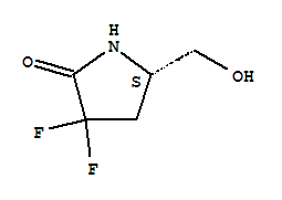 2-Pyrrolidinone,3,3-difluoro-5-(hydroxymethyl)-,(5s)-(9ci)Structure,255903-84-5Structure 2-Pyrrolidinone,3,3-difluoro-5-(hydroxymethyl)-,(5s)-(9ci) Structure,255903-84-5Structure