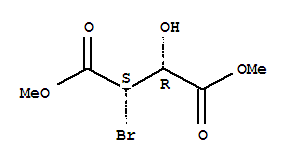 (2r,3s)-rel-(9ci)-2-溴-3-羥基-丁二酸二甲酯結(jié)構(gòu)式_256530-26-4結(jié)構(gòu)式