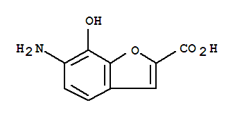 2-Benzofurancarboxylicacid,6-amino-7-hydroxy-(9ci)Structure,258828-57-8Structure 2-Benzofurancarboxylicacid,6-amino-7-hydroxy-(9ci) Structure,258828-57-8Structure