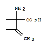 Cyclobutanecarboxylic acid, 1-amino-2-methylene-(9ci) Structure,259097-28-4Structure